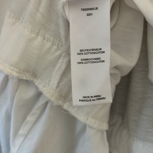 NWT Derek Lam 10 Crosby white dress, women’s size Large. 100% cotton. - Picture 8 of 10